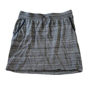 Heathered Gray Women's Tennis Sport Skort / Skirt Shorts Columbia Size Large